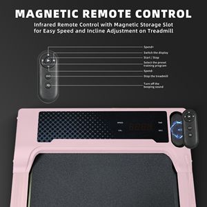 Tapis de marche motorisé super silencieux, portable, pour la marche, le jogging et la course, à utiliser sous le bureau, pour la maison ou le bureau - Product Image 5