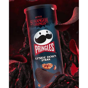 Pringles édition Stranger Things, bacon inversé, 100g, chips de pommes de terre premium au goût bacon prononcé et savoureux, très demandées - Product Image 3