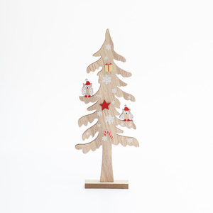 Décoration de Noël, figurine d'arbre de Noël en bois - Product Image 3