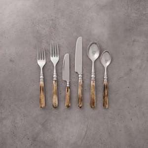 Ensemble de couverts rustiques haut de gamme, ensemble de couverts pour hôtel, ensemble de couverts pour restaurant, ensemble de couverts occidentaux en gros, ensemble de couverts vintage - Product Image 3