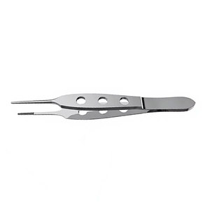 Pinces chirurgicales à dents crantées, pointes larges de 0,5 mm, 3,5 pouces, instrument chirurgical ophtalmique pour chirurgie oculaire, microchirurgie de précision - Product Image 4