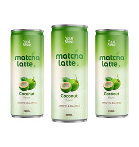 Matcha Latte con Leche de Avena en Lata de 250ml, Marca Privada/Venta al Por Mayor, Fabricante Vietnamita, Muestras Gratis, Diseño y Empaque Diversos - Product Image 1