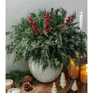 Steli di Cedro e Pino Norfolk Artificiali per Decorazioni Natalizie Festive per la Casa - Product Image 1