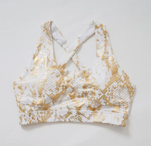 Muestra Gratis, Sujetador Deportivo de Yoga con Estampado de Piel de Serpiente 2024, Ropa Deportiva para Fitness, Entrenamiento, Running, Gimnasio - Product Image 2