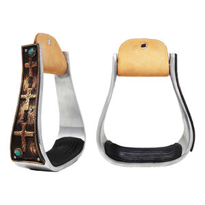 Estribos de Cuatro Barras para Montar a Caballo, Material Sólido, Antideslizantes, Protección para Tobillos, Equipo de Seguridad Ecuestre - Product Image 1