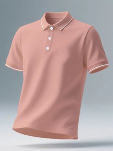 Nouveau T-shirt Polo Décontracté Homme à Manches Courtes Style Personnalisé – Qualité Supérieure, Tendance Urbaine - Product Image 4
