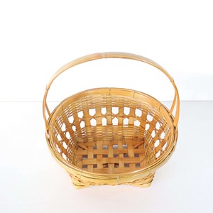 Precio más barato de fábrica cesta de decoración de frutas al por mayor cestas de transporte de alimentos secos cestas de bambú natural - Product Image 4