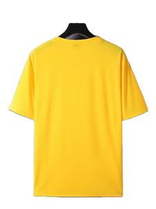 T-shirt XXL décontracté pour hommes Hip Hop Muscle Fit ourlet incurvé Impression de logo personnalisé Tissu tricoté en coton blanc TrendyQuantity - Product Image 2