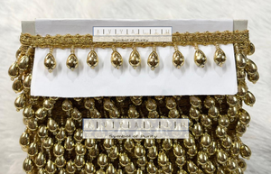 Ribete de encaje con cuentas de perlas de primera calidad para decoración de sarees, lehengas y vestidos de novia, y muchos más para decoración. - Product Image 5