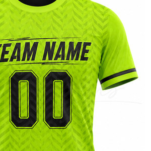 Maillot de football personnalisé à sublimation 100 % polyester, couleur personnalisée, séchage rapide, respirant, avec logo sur mesure, vente en gros, tenue d'équipe pour hommes - Product Image 5