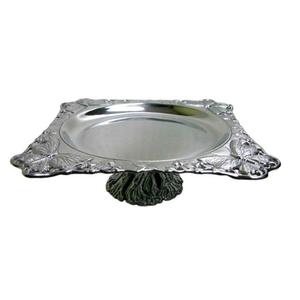 Plato de metal para pasteles a precio económico con cúpula de vidrio para exhibir postres en fiestas y uso en la cocina del hogar, artículo de decoración de mesa, soporte para pasteles - Product Image 6