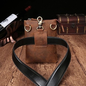 Sac messager en cuir noir haut de gamme, résistant à l'eau et au vent, très tendance et très vendu - Product Image 4