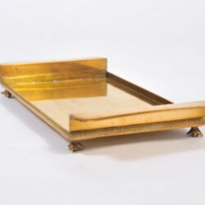 Plateau de service en métal luxueux aux tons chauds, écologique, fait main, pour mariage, par KRAFT WORLD - Product Image 4