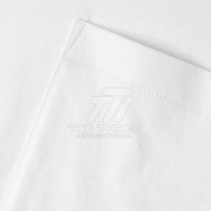 เสื้อยืดผู้ชายสองชั้น MOQ ต่ำ เสื้อยืดผู้ชายสองชั้นสำหรับใส่หน้าร้อน เสื้อยืดผู้ชายสองชั้นพิมพ์โลโก้ตามสั่ง - Product Image 4