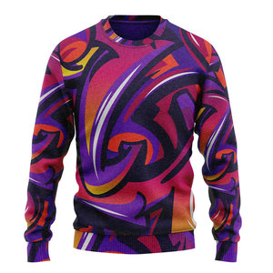 Sudadera Urbana de Invierno para Hombre, Sublimada, 100% Algodón, Felpa Ecológica, Transpirable, Moderna e Informal para Uso Diario - Product Image 1
