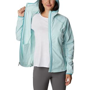 Veste matelassée écologique en toile pour femmes conçue sur mesure, doublure polaire imperméable au vent, tissu en polyester/nylon - Product Image 3