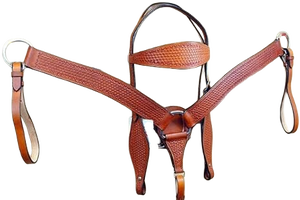 Nouvelle Arrivée 2026 : Têtière Western en Cuir Perlée avec Tête de Cheval – Têtière Western Intelligente au Meilleur Prix - Product Image 4