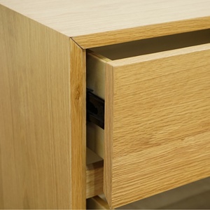 Mesa de Noche de Madera de Caucho con 2 Cajones para Dormitorio, Soporte OEM/ODM para Revendedores, Muebles de Fábrica de Vietnam - Product Image 5