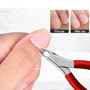 Coupe-cuticules de haute qualité en acier inoxydable, coupe-cuticules robustes pour outils de beauté de salon - Product Image 5