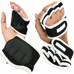Premium Training Gloves with Wrist Support for Fitness Weightlifting, Gym Workout & Powerlifting Silicone Padding Hand Grips Pad - Product Image 2
