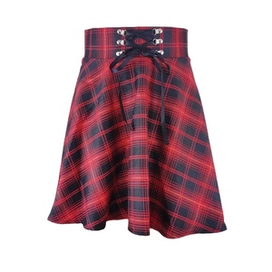 กระโปรงมินิเล่นสเก็ตลำลองทรงบานสำหรับผู้หญิงกระโปรงสีดำสไตล์พังก์แนวกอธิคอีใส่ได้หลายโอกาส - Product Image 2