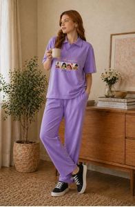 Ensemble deux pièces imprimé tendance pour femme – Collection décontractée d'été – Tenue féminine à prix de gros par le fournisseur - Product Image 3