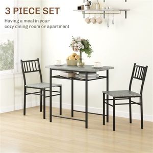 Juego de comedor Conjunto de mesa y silla elegante para comidas cómodas - Product Image 6