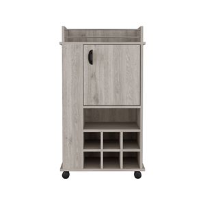 Carrello Portabottiglie Fargo con 6 Portabottiglie Integrati, Design Elegante da Carrello Bar - Product Image 2