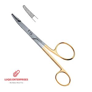 Porte-aiguilles Gillies en carbure de tungstène à mâchoires dentelées, instrument chirurgical en acier inoxydable réutilisable, outil TC - Product Image 4