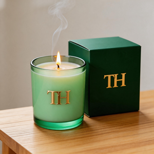 Custom Wholesale Transparent Cylinder <b>Candle</b> Jars Blue Empty Glass Jars 10oz 12oz 14oz Environment-Friendly Diwali Christmas - Product Image 6