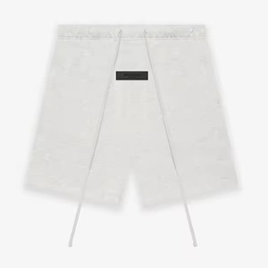 Men's Luxury Designer Brand Hip Hop Shorts Custom Front Logo 100% Cotton Anti-Wrinkle Breathable Anti-UV Protection Drawstring - Product Image 4