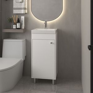 Lavabo Blanco para Baño Waterford, Elegante y con Estilo - Product Image 3