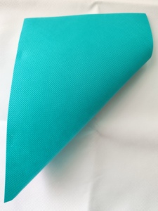 Sac de courses écologique en tissu non tissé spunbond vert 120 GSM 100 % polypropylène léger et durable, nappe textile - Product Image 2
