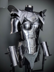 Armadura de Caballero de Hadas de Latón y Cristal, Forma Redonda, Imitación Antigua, Arte Moderno Coleccionable, Disfraz para Eventos de Cosplay - Product Image 2
