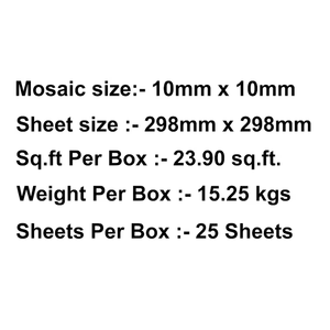 Mosaico de Vidrio con Aspecto de Mármol, Azulejos Murales Cortados a Mano, Ecológicos, Resistentes al Agua, 10 mm de Grosor, Diseño Tradicional para Baño, Exteriores y Villas - Product Image 3