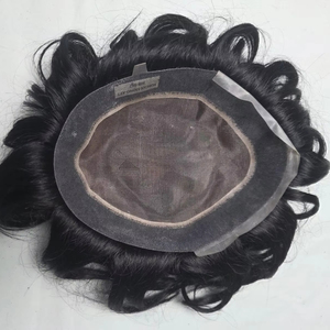 Peluca de Cabello Humano Mono de Primera Calidad Austrian Taz Hair Bangladesh con Estilos Naturales y Ondas Profundas - Product Image 1