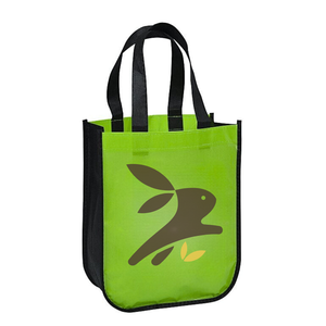 High Capacity Custom Design Laminated PP Non Woven Tote <b>Bag</b> Round Corner For Shopping and Promotions - Product Image 1