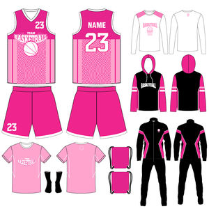 Ensemble de sport de basketball : maillot, short, tenue d'échauffement - Fournisseur OEM - Product Image 3