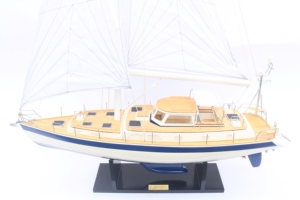 HALLBERG RASSY - Barco de Velocidad de Madera Tallado a Mano, Decoración Artística Coleccionable, Estilo Antiguo, Shandong GIA - Product Image 5