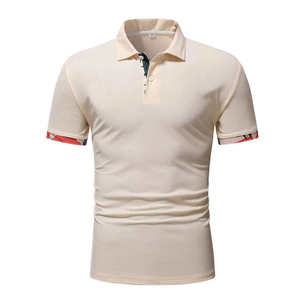 Nouvelle Arrivée 2026 – Polo Homme Personnalisé à Bordures Contrastantes, Manches Courtes Décontractées en Coton, Chemise de Golf – Fabricant OEM en Gros - Product Image 1