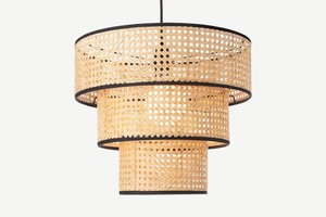 Lampe de plafond en bambou et rotin, choix populaire, luminaire suspendu naturel pour la décoration de villas et de complexes hôteliers - Product Image 4