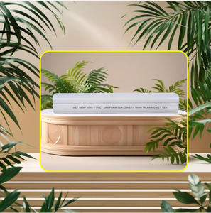 Cubierta para Tubería de Aire Acondicionado Eléctrico al por Mayor, Conector en T de PVC Blanco Ecológico Pequeño 160x120mm VT75-1 VIET TIEN Corporate - Product Image 3