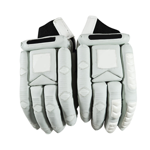 Gants de frappe de cricket en cuir Pittards professionnels personnalisés, légers, haute protection, rembourrage gris glacé, protège-mains de frappe. - Product Image 6