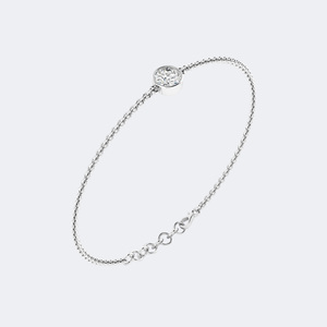 0.75CTW Brilliant Cut Bezel-<b>Set</b> Lab Grown Diamond IGI Certified Station Bracelet 9K Old <b>Gold</b> Plated Luxury Women's Jewelry - Product Image 6