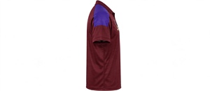 <b>Men</b> Custom <b>Burgundy</b> Polo <b>Shirt</b> Short Sleeve Sportswear Athletic Team Uniform Moisture Wicking Breathable Performance Golf <b>Shirt</b> - Product Image 5