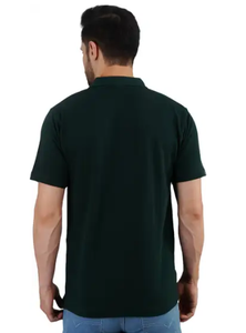 เสื้อยืดโปโลคลาสสิคสีเขียวมะกอก – ผ้าฝ้ายผสมเนื้อนุ่มระดับพรีเมียม ระบายอากาศได้ดี สวมใส่สบาย พร้อมปกเสื้อแบบสมาร์ท ติดกระดุม - Product Image 2