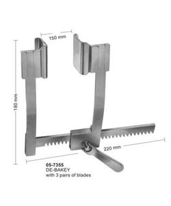 Espaciador de Costillas De-Bakey con 3 Pares de Cuchillas, Manual, Acero Inoxidable de Primera Calidad - Product Image 1