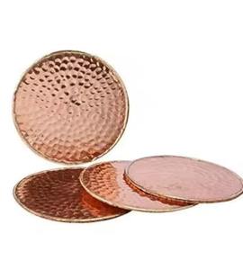 Decorative <b>Coffee</b> Time Metal Coasters Set For Drink Holder Surface Guard - Product Image 6