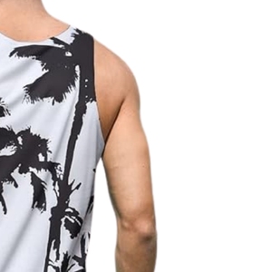 Camiseta sin Mangas Sublimada Personalizada con Logotipo para Hombre, Camiseta Deportiva sin Mangas con Estampado Personalizado de EE. UU., Chaleco Deportivo Personalizado - Product Image 6
