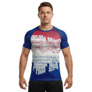 Camiseta Deportiva Personalizada para Hombre de Secado Rápido, Marca Privada OEM, Fabricante de Camisetas Deportivas que Absorben la Humedad - Product Image 1